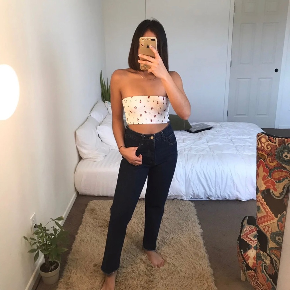 Brandy Melville dark wash denim